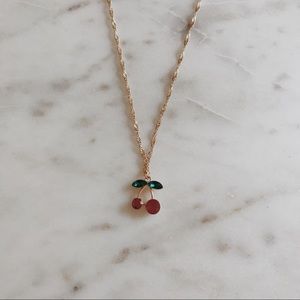 2/$20!💫 cherry necklace🍒